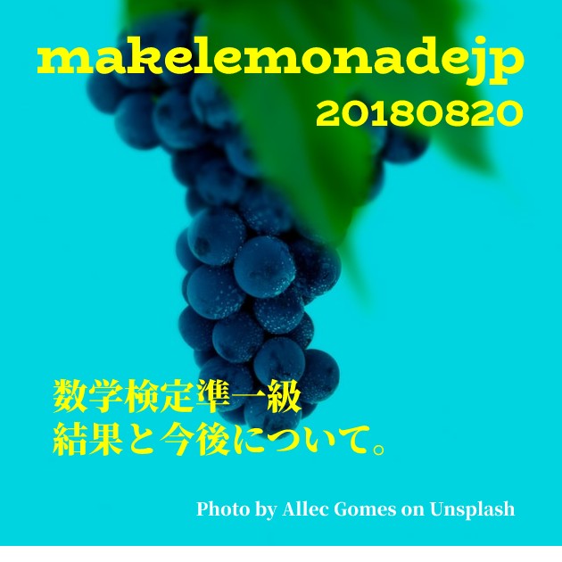 「数学検定準一級 結果と今後について。」のアイキャッチ画像